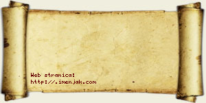 Nina Bursać vizit kartica